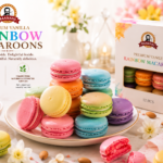 Vanilla Rainbow Macaroons 6 pcs